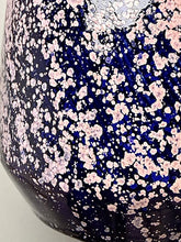Load image into Gallery viewer, Hourglass Carved Flower Vase in Nebular Purple, 11.25"h (Ben Owen III)