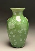 Load image into Gallery viewer, Dogwood Vase #2 in Lily Pad Green, 8"h (Ben Owen III)