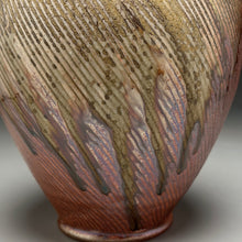 Load image into Gallery viewer, Combed Edo Jar in Copper Penny and Ash Glazes, 11.5"h (Ben Owen III)