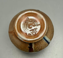 Load image into Gallery viewer, Combed Cup in Cobalt & Ash Glazes, 4.25"h (Ben Owen III)