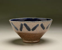 Load image into Gallery viewer, Bowl in Salt Glaze with Cobalt Accents, 5.5"dia. (Pots From The Past)