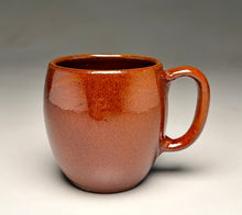 Load image into Gallery viewer, Barrel Mug #4 in Orange Glaze, 4"h (Ben Owen Sr.)