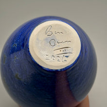 Load image into Gallery viewer, Egg Vase in Cobalt Crystalline, 8.75"h (Ben Owen III)