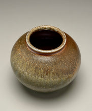 Load image into Gallery viewer, Small Contoured Vase in Ash & Copper Penny Glazes, 4"h (Silas Bradley)