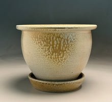 Load image into Gallery viewer, Planter Set in Multi-L:ayered Glaze, 8.75"dia. (Ben Owen Pottery Collection)