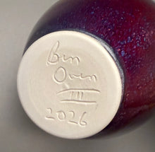 Load image into Gallery viewer, Tang Vase in Pomegranate, 8.5"h (Ben Owen III)