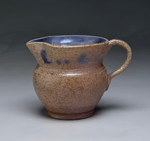 Load image into Gallery viewer, Creamer in Salt Glaze with Cobalt Accents, 3.75"h (Pots From The Past)