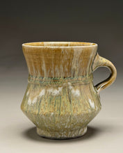 Load image into Gallery viewer, Hourglass Mug in Ash & New Yellow, 4.25"h (Silas Bradley)