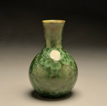 Load image into Gallery viewer, Genie Bottle in Lily Pad Green Crystalline, 5.75"h (Ben Owen III)