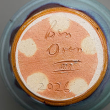 Load image into Gallery viewer, Ringed Gourd Vase in Aurora, 13"h (Ben Owen III)