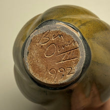 Load image into Gallery viewer, Melon Bottle in Frogskin Glaze, 7"h (Pots From The Past)