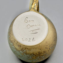 Load image into Gallery viewer, Large Mug #1 in Stardust Green, 4.75"h (Ben Owen III)