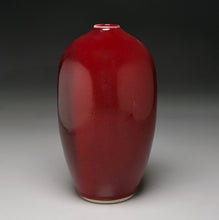 Load image into Gallery viewer, Egg Vase in Cabernet, 8.25"h (Ben Owen lll)