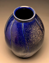 Load image into Gallery viewer, Melon Flower Vase in Nebular Purple, 11.5"h (Ben Owen III)