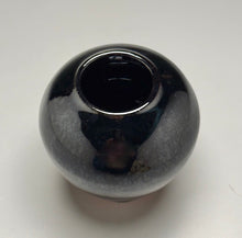 Load image into Gallery viewer, Egg Vase #9 in Mirror Black, 3.75"dia. (Benjamin Owen IV)