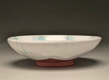 Load image into Gallery viewer, Bowl #4 in Dogwood White with Blue Accents, 7"dia. (Benjamin Owen IV)