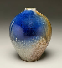 Load image into Gallery viewer, Contoured Egg Vase in Multi-Layered Glazes, 5.25"h (Ben Owen III)
