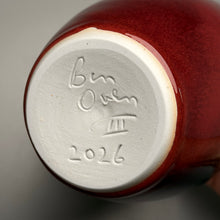 Load image into Gallery viewer, Egg Vase in Cabernet, 8.25"h (Ben Owen lll)