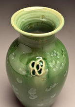 Load image into Gallery viewer, Dogwood Vase in Lily Pad Green, 8.25"h (Ben Owen III)