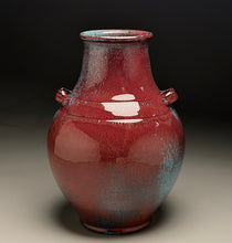 Load image into Gallery viewer, Handled Han Vase in Chinese Blue, 11.25"h (Ben Owen III)