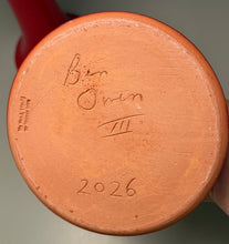 Load image into Gallery viewer, Candlesticks in Chinese Red, 13.5"h (Ben Owen III)