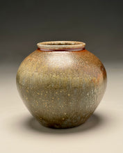 Load image into Gallery viewer, Small Contoured Vase in Ash & Copper Penny Glazes, 4"h (Silas Bradley)