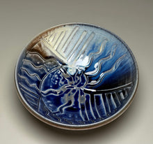 Load image into Gallery viewer, Nautilus Bowl in Cobalt & Ash Glazes, 8"dia. (Ben Owen III)