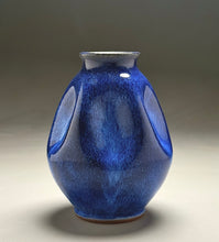 Load image into Gallery viewer, Dimpled Globe Vase in Opal Blue, 7.75"h (Ben Owen III)