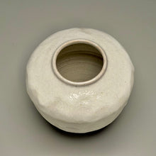 Load image into Gallery viewer, Square Shouldered Vase in Dogwood White, 5.25"h (Pots From The Past)