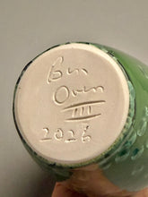 Load image into Gallery viewer, Dogwood Vase #2 in Lily Pad Green, 8"h (Ben Owen III)