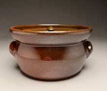 Load image into Gallery viewer, Lidded Casserole Dish in Tobacco Spit, 5"h (Ben Owen Sr.)