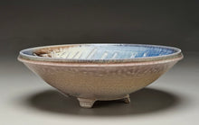 Load image into Gallery viewer, Nautilus Bowl in Cobalt & Ash Glazes, 8"dia. (Ben Owen III)