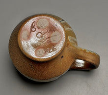 Load image into Gallery viewer, Combed Mug in Cobalt, Yellow Matte & Ash Glazes, 4.5"h (Ben Owen III)