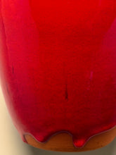 Load image into Gallery viewer, Vintage Egg Vase #1 in Chinese Red, 6"h (Pots From The Past)