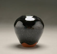 Load image into Gallery viewer, Egg Vase #9 in Mirror Black, 3.75"dia. (Benjamin Owen IV)