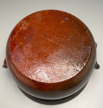 Load image into Gallery viewer, Lidded Casserole Dish in Tobacco Spit, 5"h (Ben Owen Sr.)