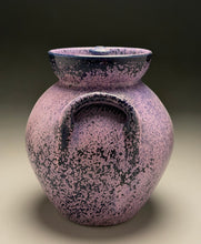 Load image into Gallery viewer, Combed Covered Jar in Nebular Purple, 8.5"h (Tableware Collection)