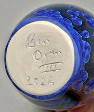 Load image into Gallery viewer, Gourd Vase in Cobalt Crystalline, 6"h (Ben Owen III)
