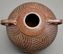Load image into Gallery viewer, Carved Two-Handle Urn in Salt Glaze, 10"h (Ben Owen III)