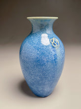 Load image into Gallery viewer, Dogwood Vase in Turquoise Crystalline, 8.25"h (Ben Owen III)