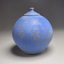 Load image into Gallery viewer, Covered Jar in Stardust Blue, 10.25"h (Ben Owen III)