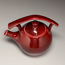 Load image into Gallery viewer, Teapot with Post-and-Lintel Handle in Cabernet, 8"h (Ben Owen III)