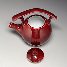 Load image into Gallery viewer, Teapot with Post-and-Lintel Handle in Cabernet, 8"h (Ben Owen III)