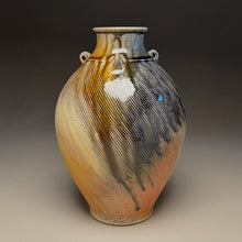 Load image into Gallery viewer, Combed Edo Jar #2 in Multi-Layer Glaze, 11.5"h (Ben Owen III)