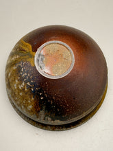 Load image into Gallery viewer, Carved Bowl #1 in Ash Glazes, 5"dia. (Silas Bradley)