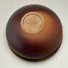 Load image into Gallery viewer, Carved Bowl #2 in Ash Glazes, 5"dia. (Silas Bradley)