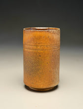 Load image into Gallery viewer, Angled Tumbler #1 in Yellow Matte, 5"h (Silas Bradley)