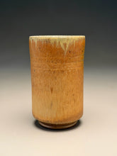 Load image into Gallery viewer, Angled Tumbler #3 in Yellow Matte, 5"h (Silas Bradley)