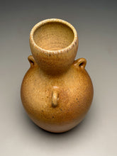 Load image into Gallery viewer, Three-Handled Vase in Yellow Matte, 9.5"h (Silas Bradley)