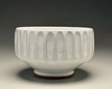 Load image into Gallery viewer, Carved Beveled Bowl in Dogwood White, 7"dia. (Ben Owen III)